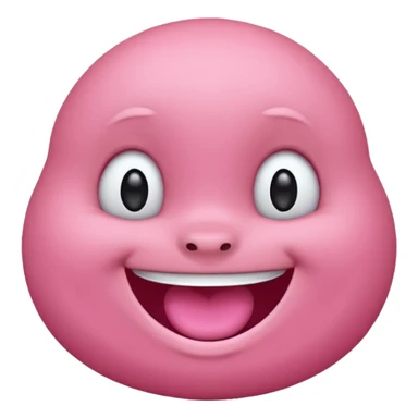 Labubu character with a big smile sticker