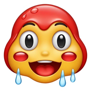 drool emoji hot sticker
