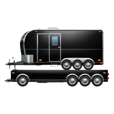 car towing a trailer sticker