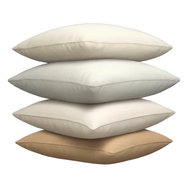 aesthetic pillow stack sticker