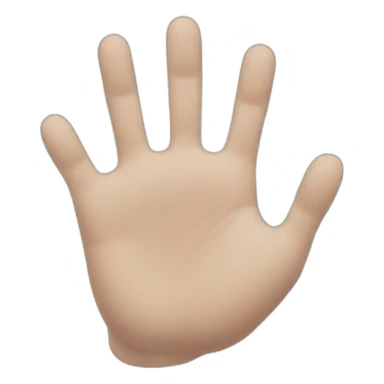 a hand with 6 fingers on it sticker