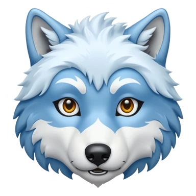 un lobo helado sticker