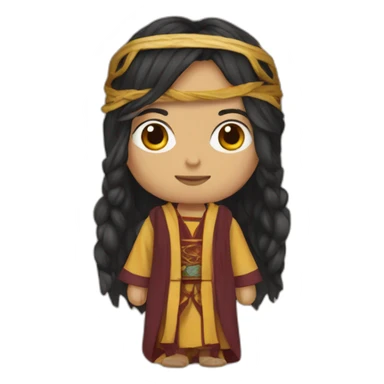 Harry potter dress up as an Inka sticker