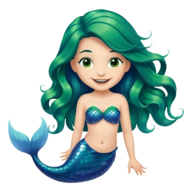 Mermaid emoji sticker