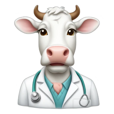dairy cow veterinarian sticker