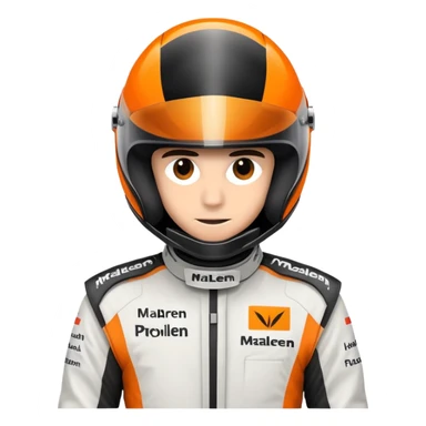 Mclaren formula 1 racer sticker
