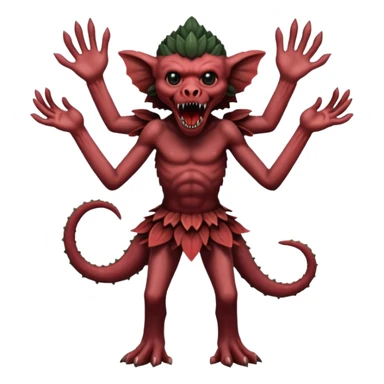 Demogorgon from stranger things sticker