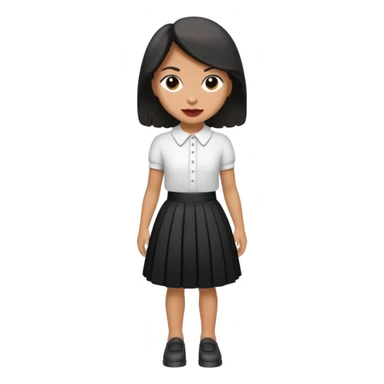 berger autralien noir et blanc avec une jupe sticker