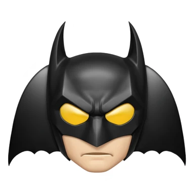 Batman logo Full black sticker
