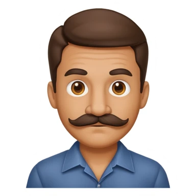 Ratman with mustache sticker