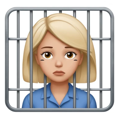 Still wild, but you’ll realize they’re wiser than they seem. Freedom is their top priority — don’t try to cage them.
woman behind bars sad with a text bubble thinking about airplanes sticker