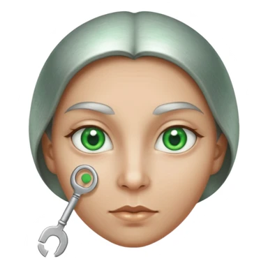 EYE KEY CHIN GARLIC sticker