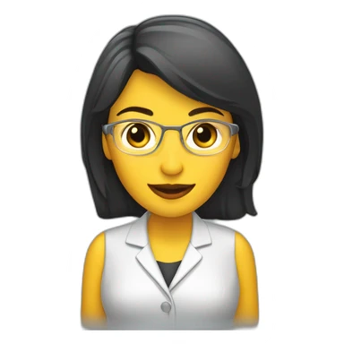 chica periodista con microfono de reportera sticker