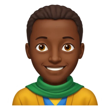 etiopien man sticker