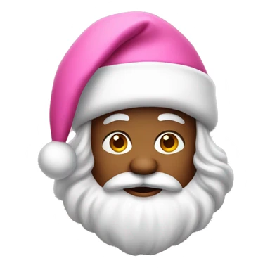 Pink Santa Claus  sticker