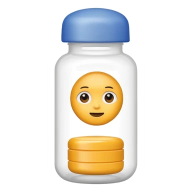 Pill bottle sticker