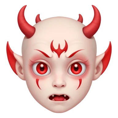 Crybaby cute littile demon  sticker