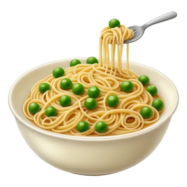 Spaghetti with peas sticker