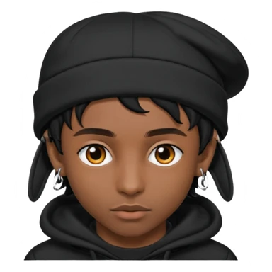 Bonnet à oreilles longues et pointues de playboi carti  sticker