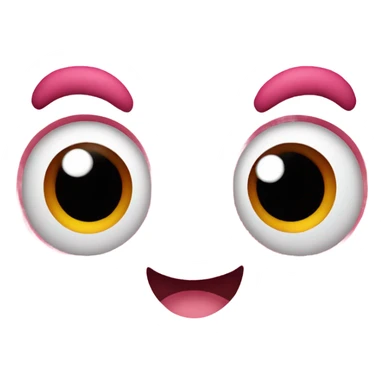 Kirby big ass eyes  sticker