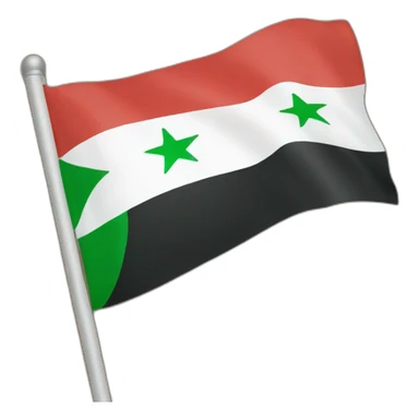 Flagge der syrischen Revolution sticker