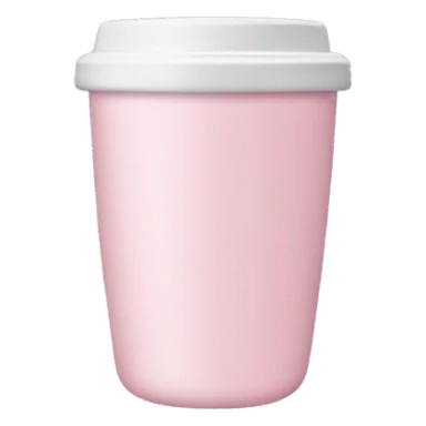 Light pink tumbler without face sticker