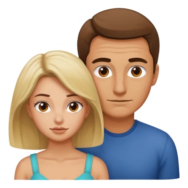 Woman bent over naked while man is behind her sticker