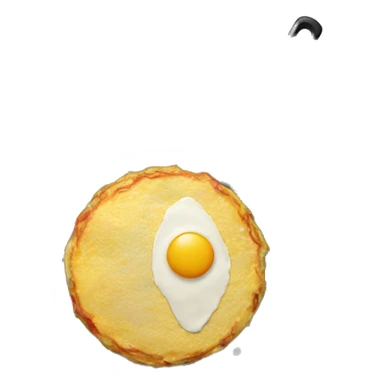 omelette in pan flip sticker