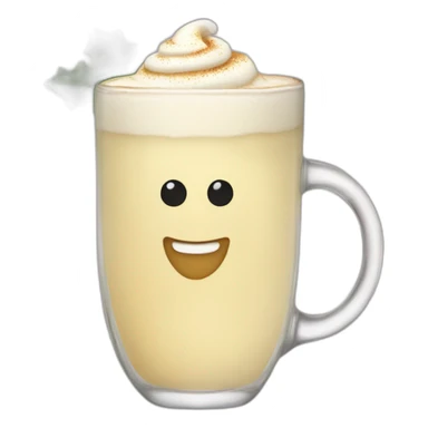 Eggnog cheer toast sticker