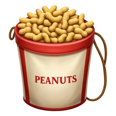 Bag of peanuts at the circus sticker