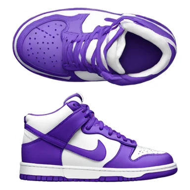 Purple Nike dunk  sticker