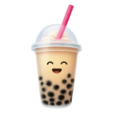 Bubble tea sticker