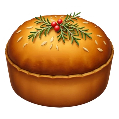 vegan christmas roast sticker
