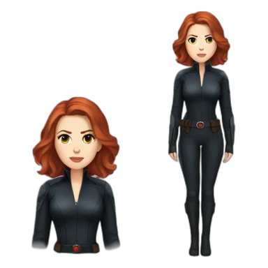 Scarlett Johansson as natasha romanov sticker