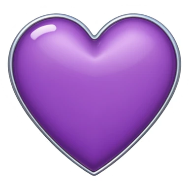 Coeur violet Normal iPhone sticker