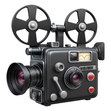 film camera with EKG reading sticker