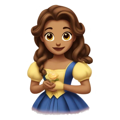 beauty and the beast belle sticker