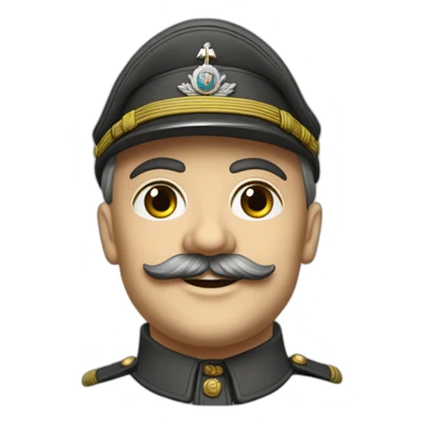 General allemand 1939 levant un doigt sticker