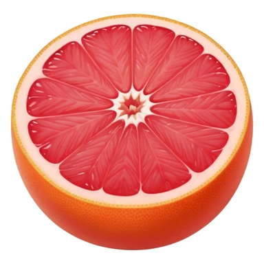 juicy grapefruit (pompelmo) with pink flesh sticker