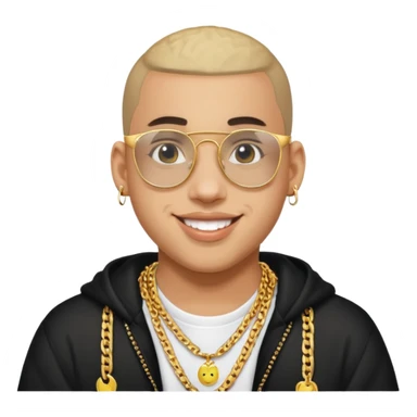 bad bunny rapper sticker