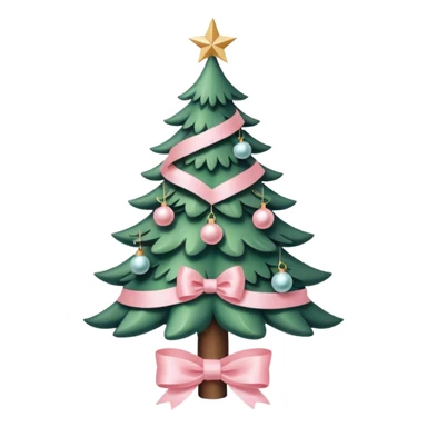 Coquette aesthetic Christmas sticker