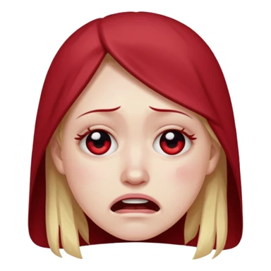 An fsu emoji with an fsu fan crying/depressed sticker