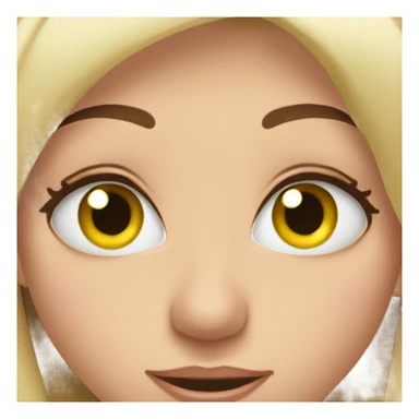 fluttering eyelashes sticker