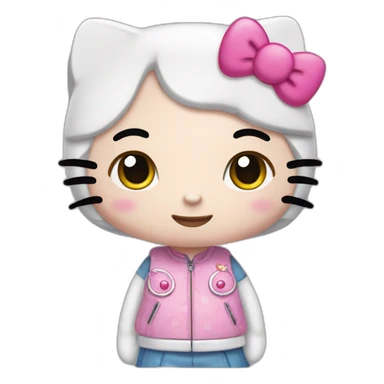 Hello kitty kawaii sticker