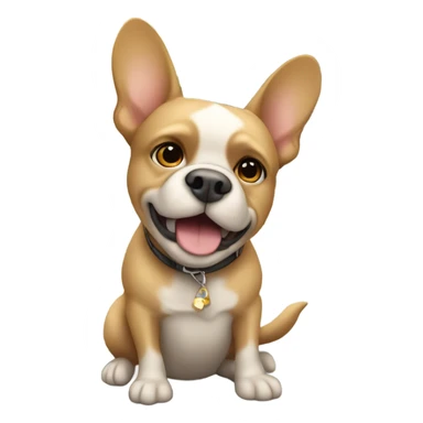 Dog in france sticker