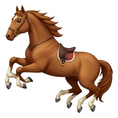 Caballo saltando sticker