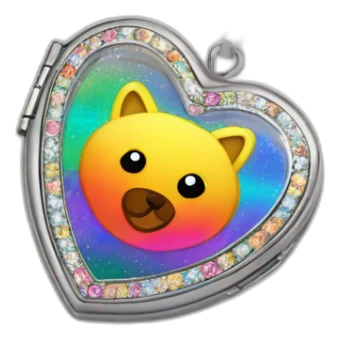 Jonathan Toews in rainbow heart locket sticker