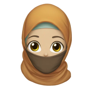 nami from one piece with hijab sticker