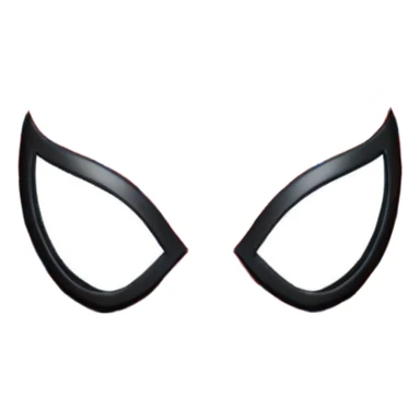 Spider man mask sticker