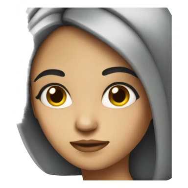 Girl side eye sticker